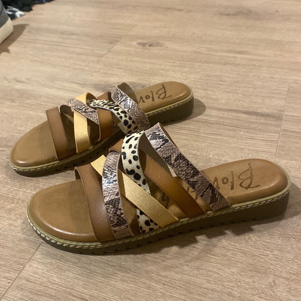 Blowfish Malibu Multi Print Sandals